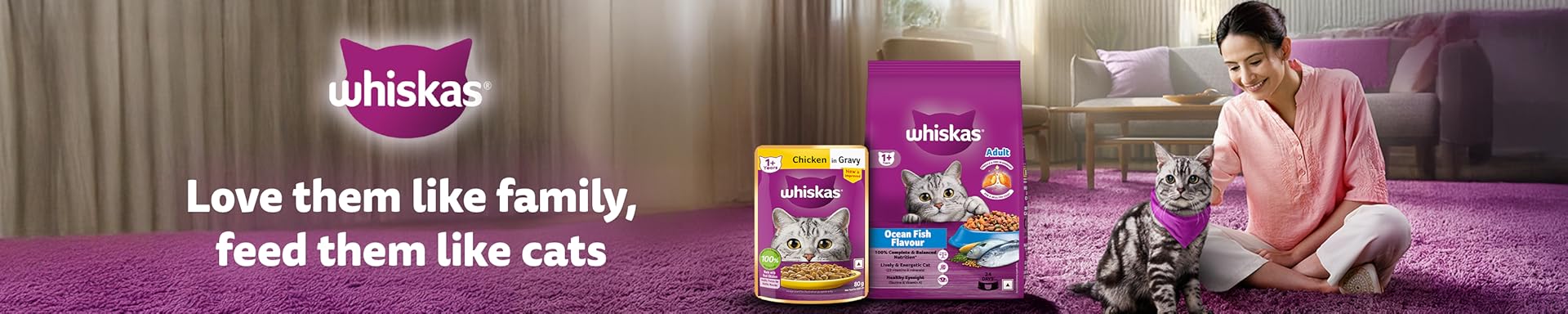 WHISKAS Brand Banner