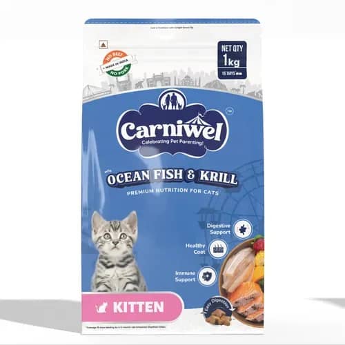 Carniwel Ocean Fish Krill Kitten Cat Dry Food