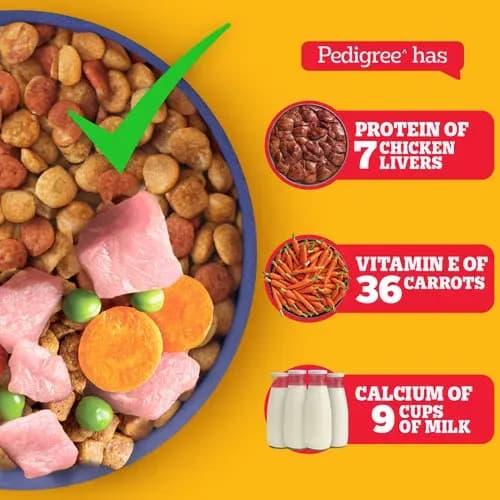Pedigree Puppy Chicken Milk Dry Food view 4