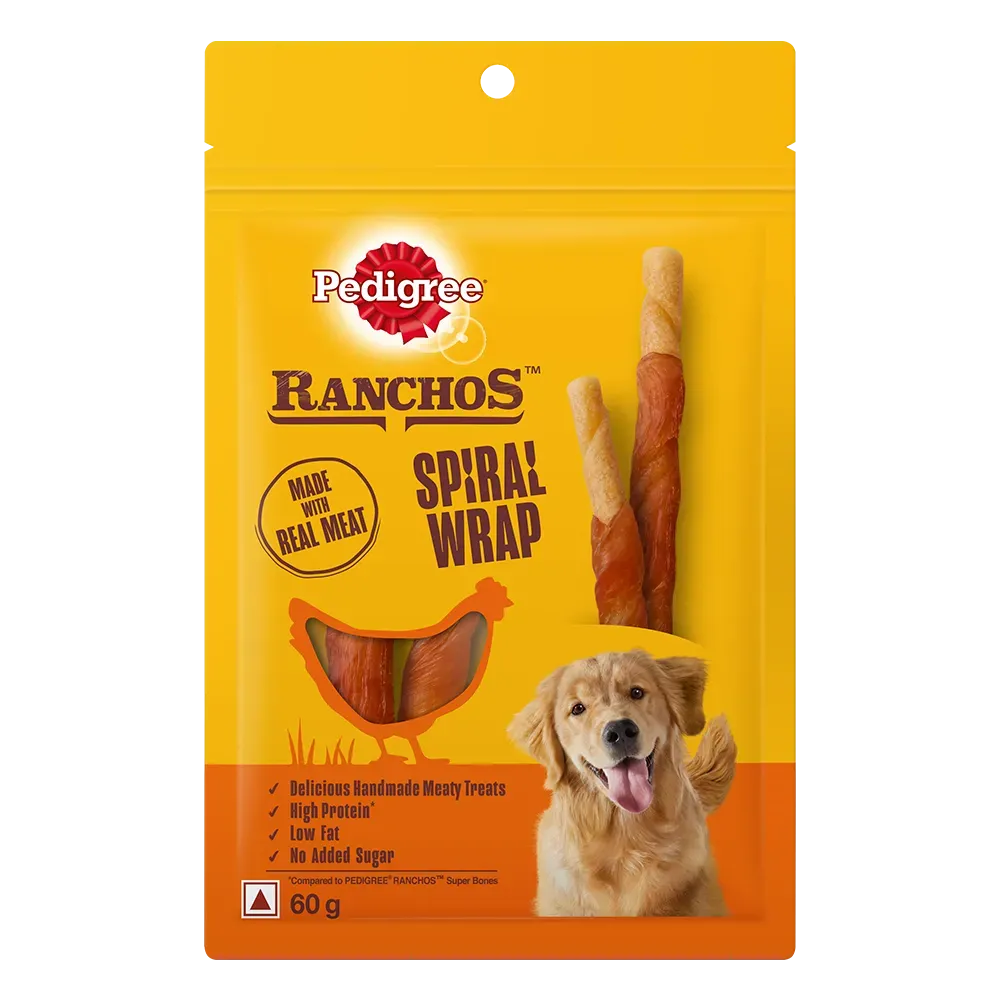 Pedigree Ranchos Spiral Wrap Chew Treats view 1