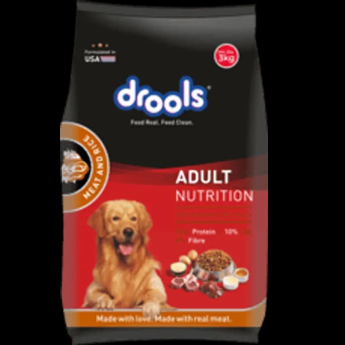 Drools Adult Meat Rice Dry Food view 1