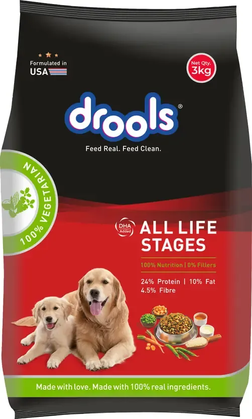 Drools Adult 100 Vegetables Dry Food view 1