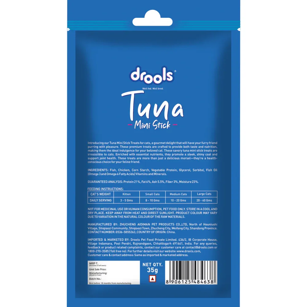 Drools Tuna Mini Sticks Fish Dog Treats view 2