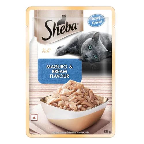 Sheba Maguro Bream Wet Food view 1