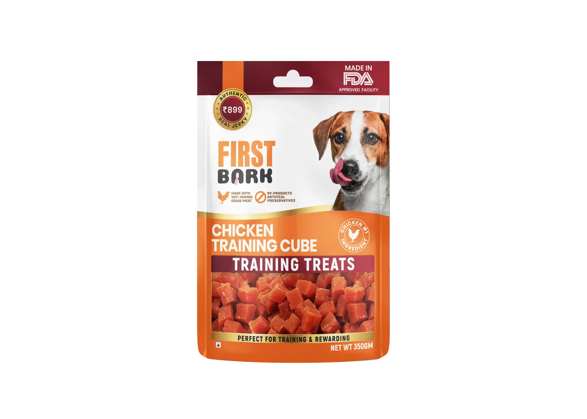 First Bark Chicken Training Cube Dog Treats V3