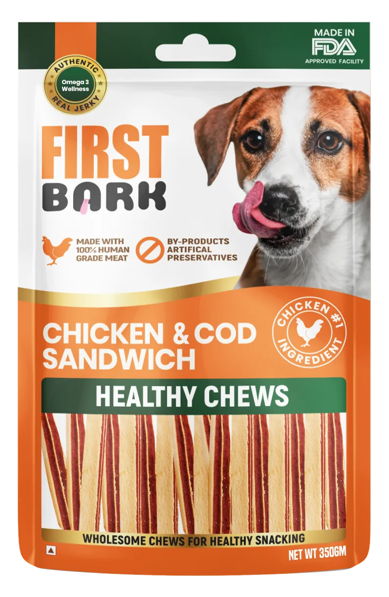First Bark Chi Cod Sandwich Dog Treats