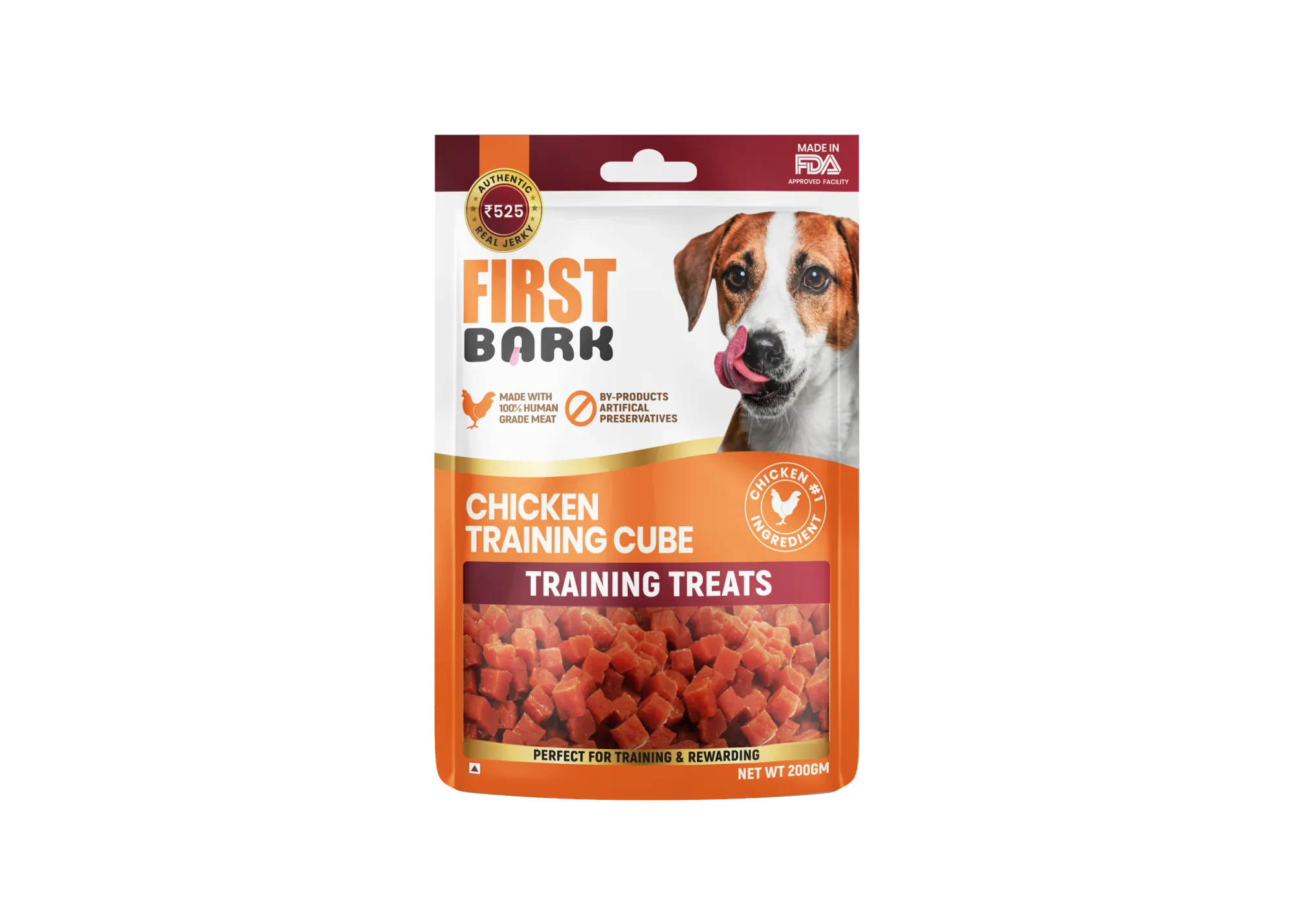 First Bark Chicken Training Cube Dog Treats V2 view 1