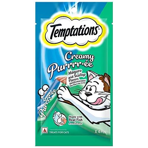 Temptations Creamy Maguro Scallop Cat Treats