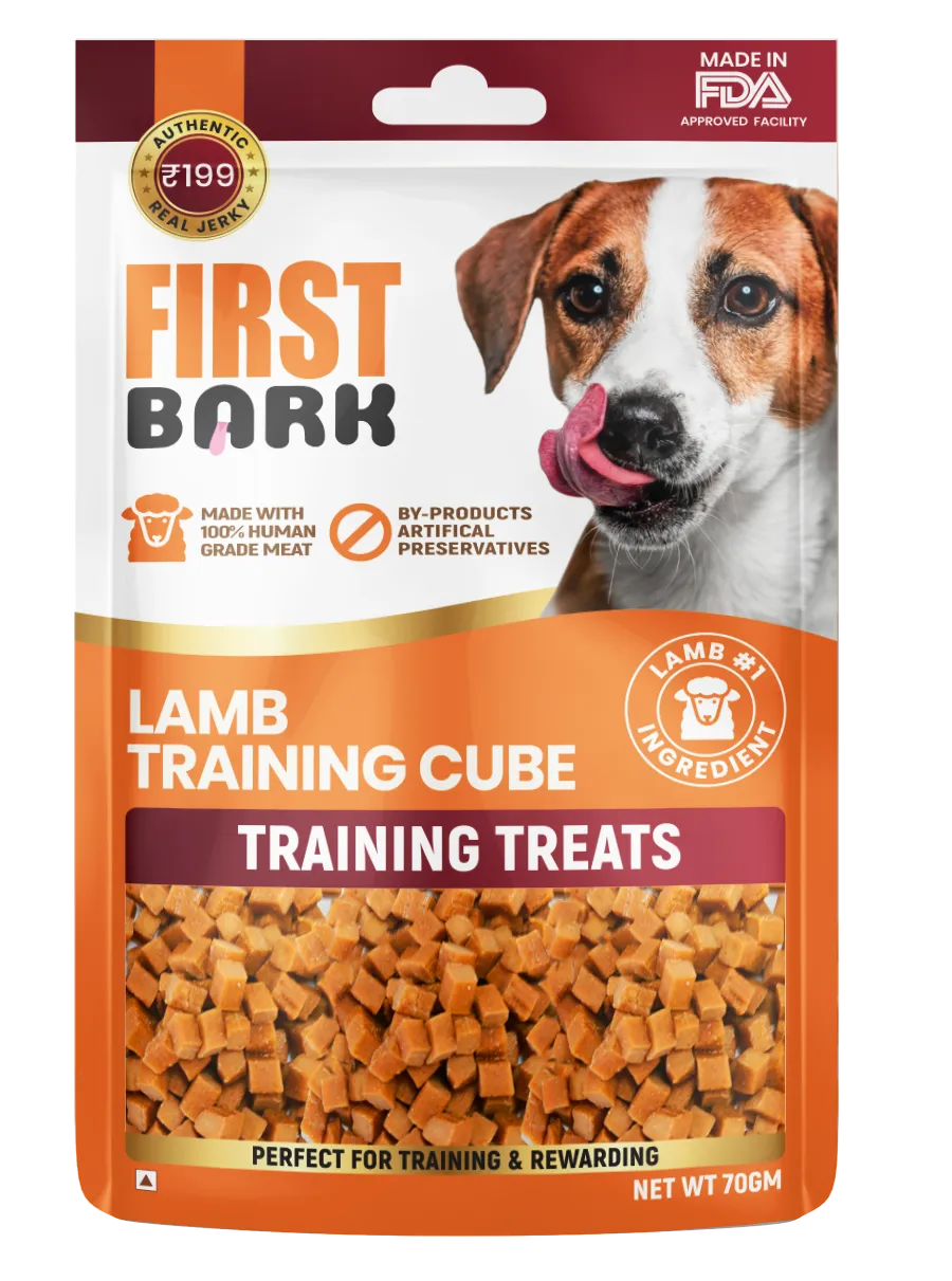 First Bark Lamb Training Cube Dog Treats view 1