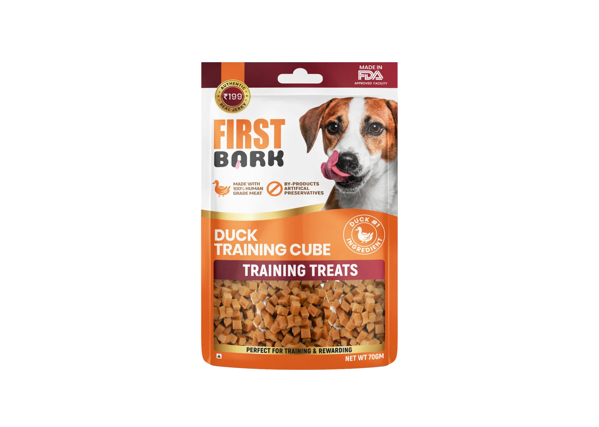 First Bark Duck Training Cube Dog Treats view 1