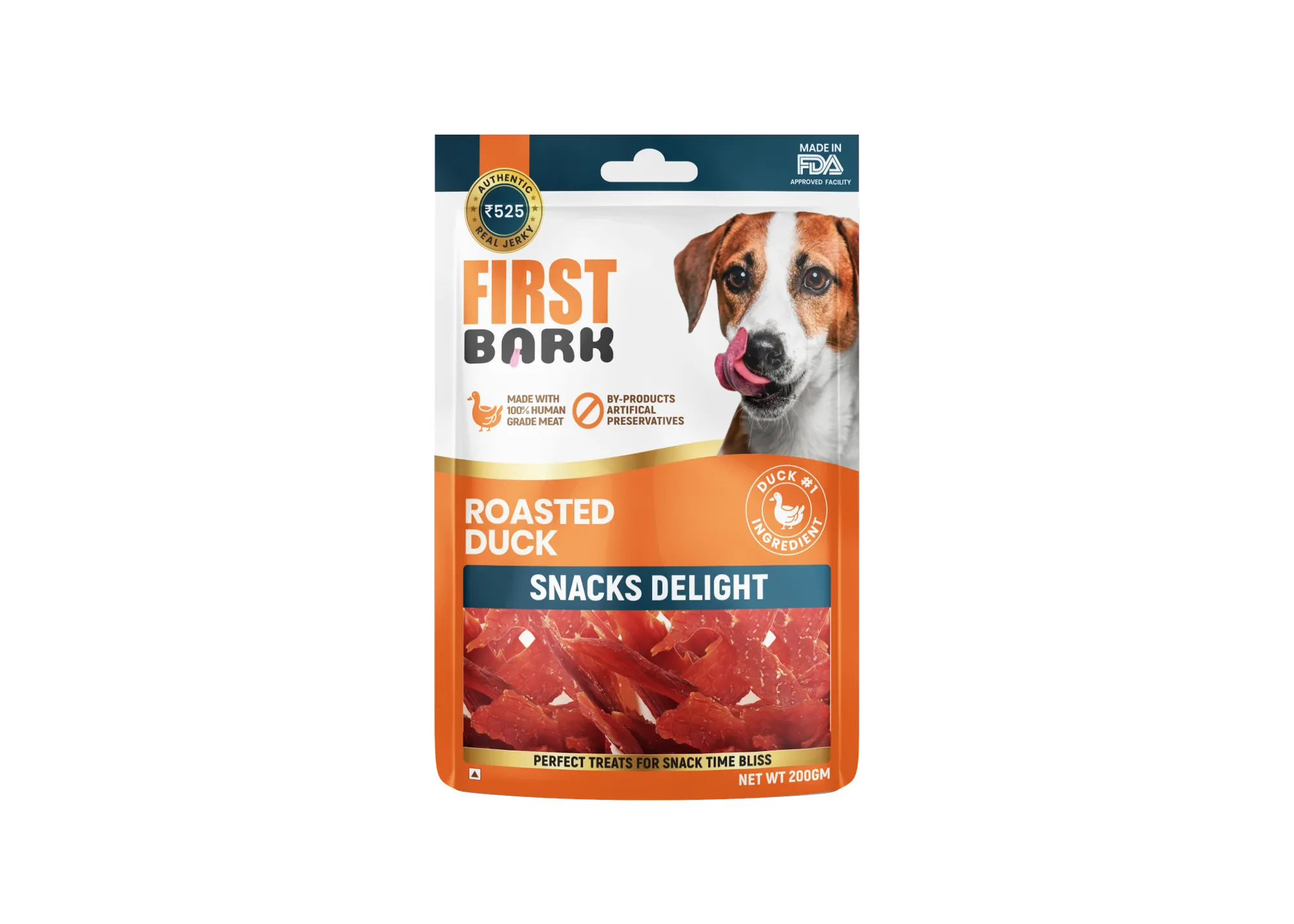 First Bark Roasted Duck Delight Dog Treats view 1
