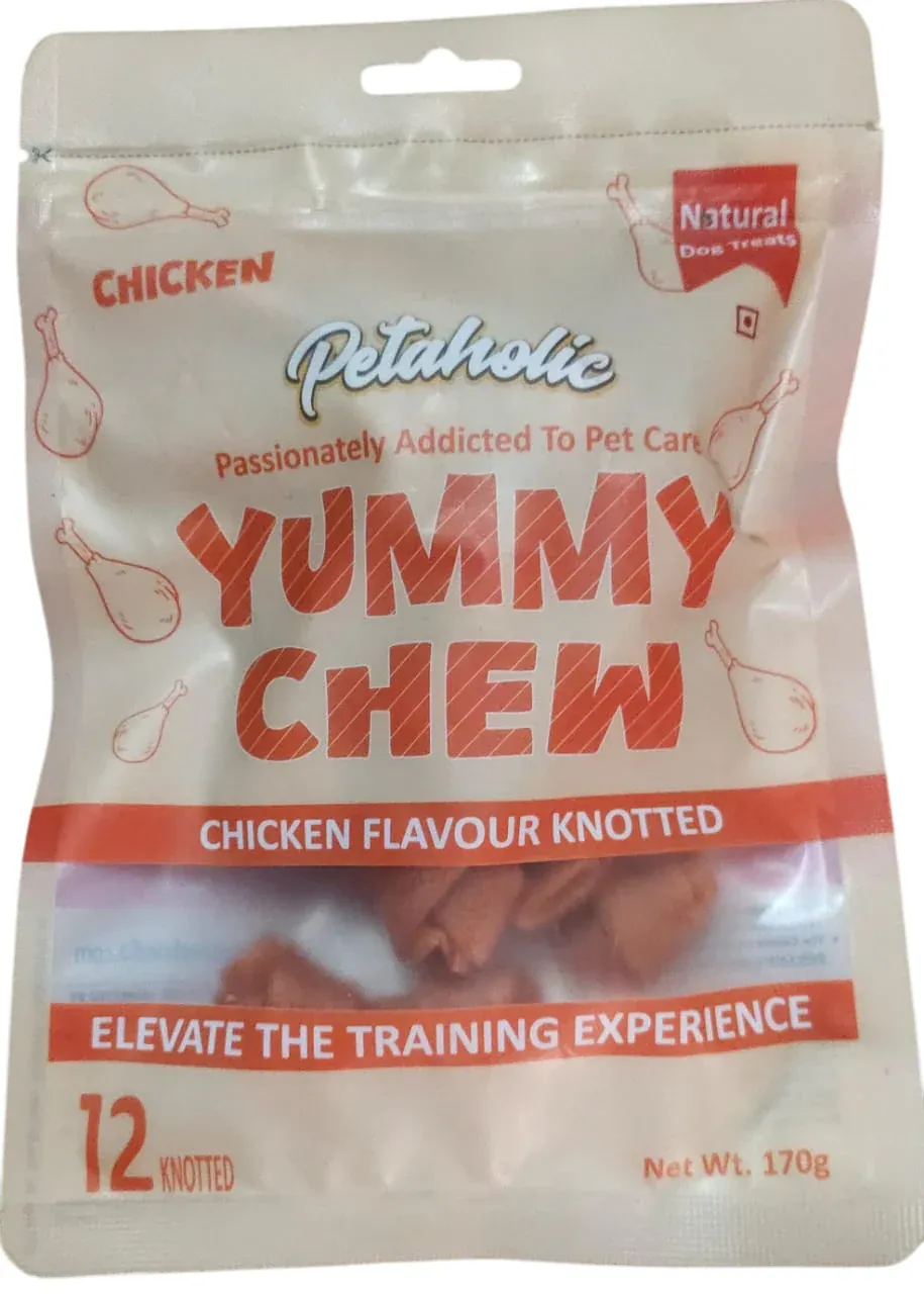 Petaholics Knotted Chicken Chew Treats