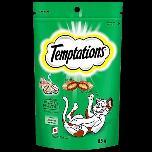 Temptations Seafood Medley Cat Treats