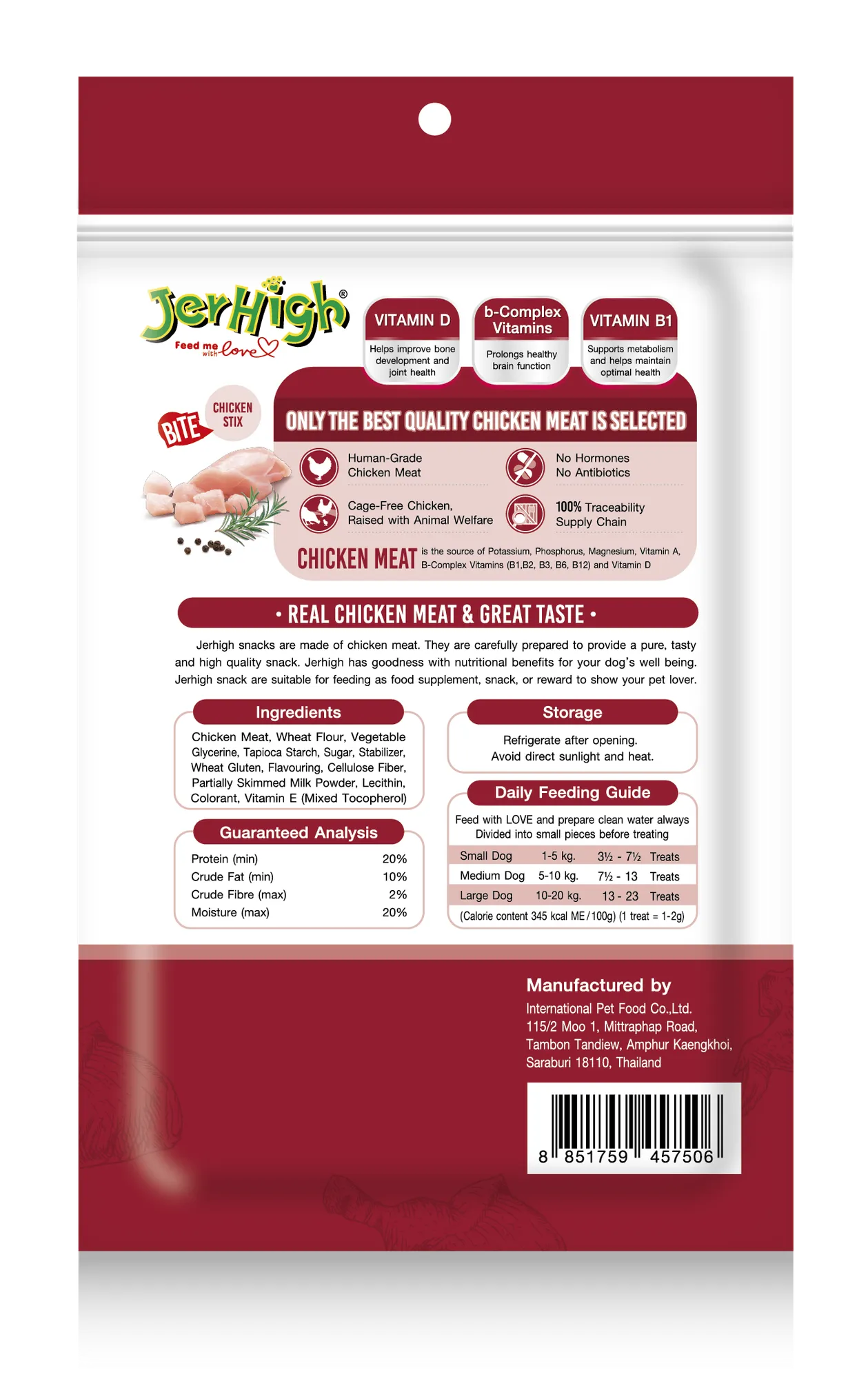 Jerhigh Chicken Stix Vitamin Dog Treats view 2