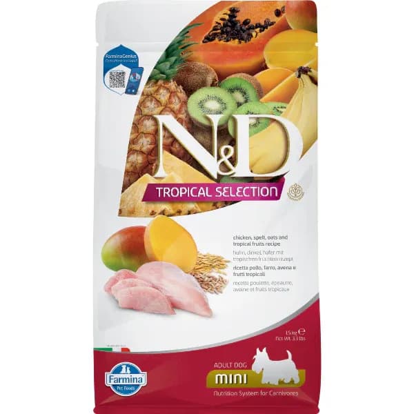 Farmina Nd Tropical Dog Chicken Oat Spelt Tropical Dry Food