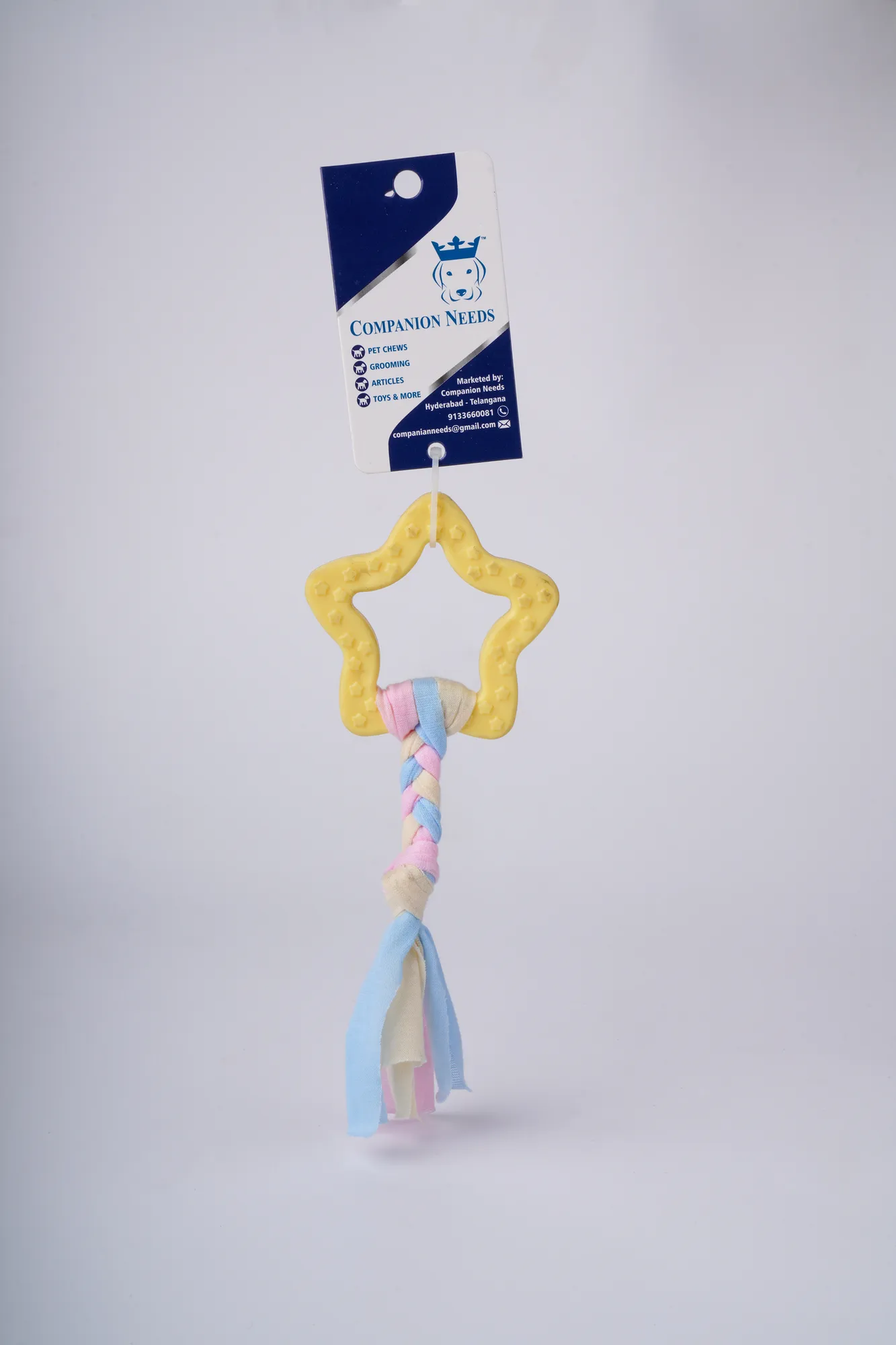 Companion Needs Chewer Star Dog Toy view 1
