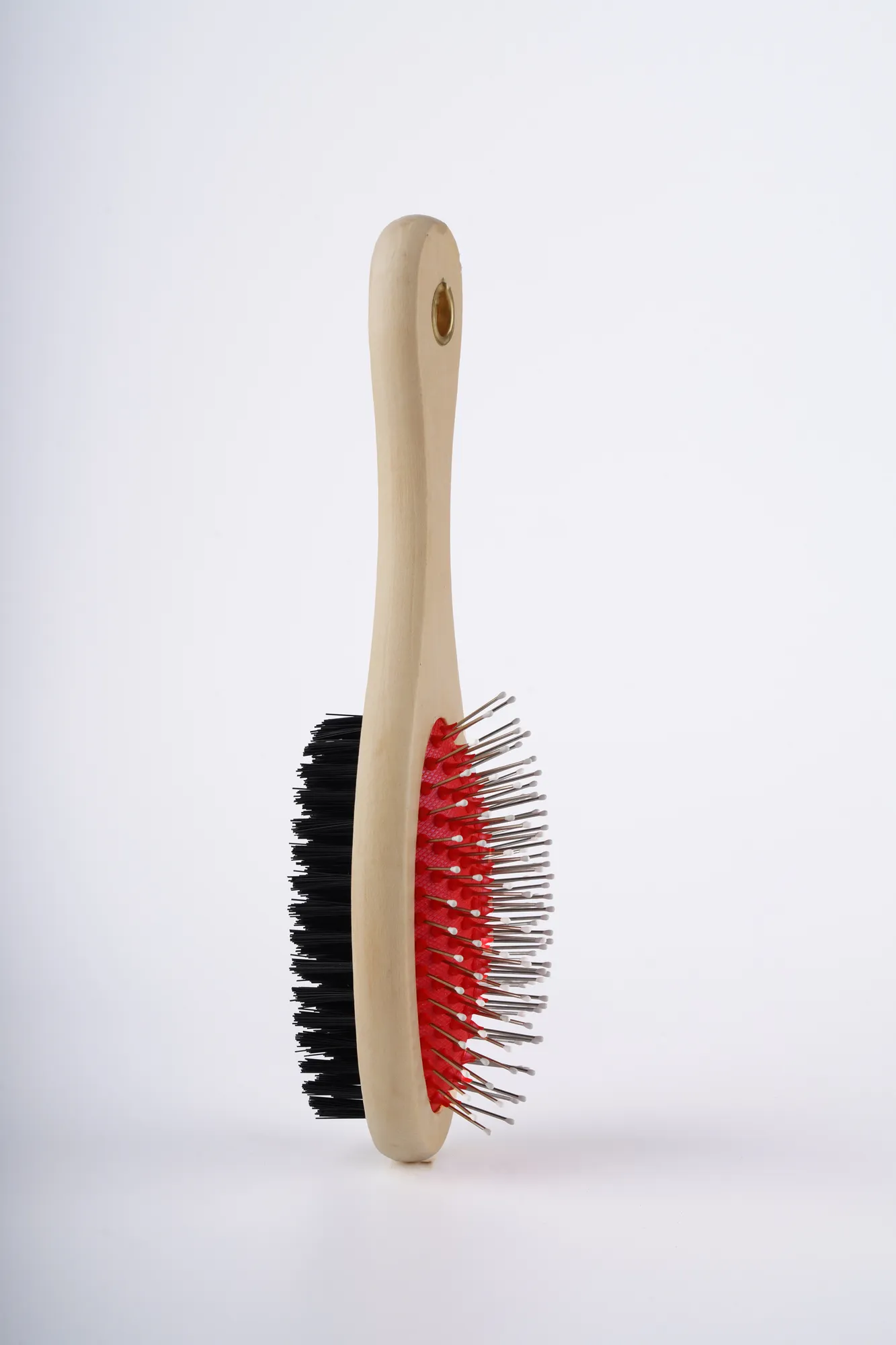 Companion Needs Wooden Pin Grooming Brush view 2