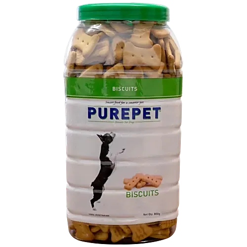 Purepet 100 Veg Biscuit Dog Treats view 1