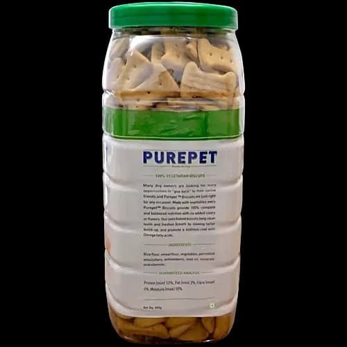 Purepet 100 Veg Biscuit Dog Treats view 2