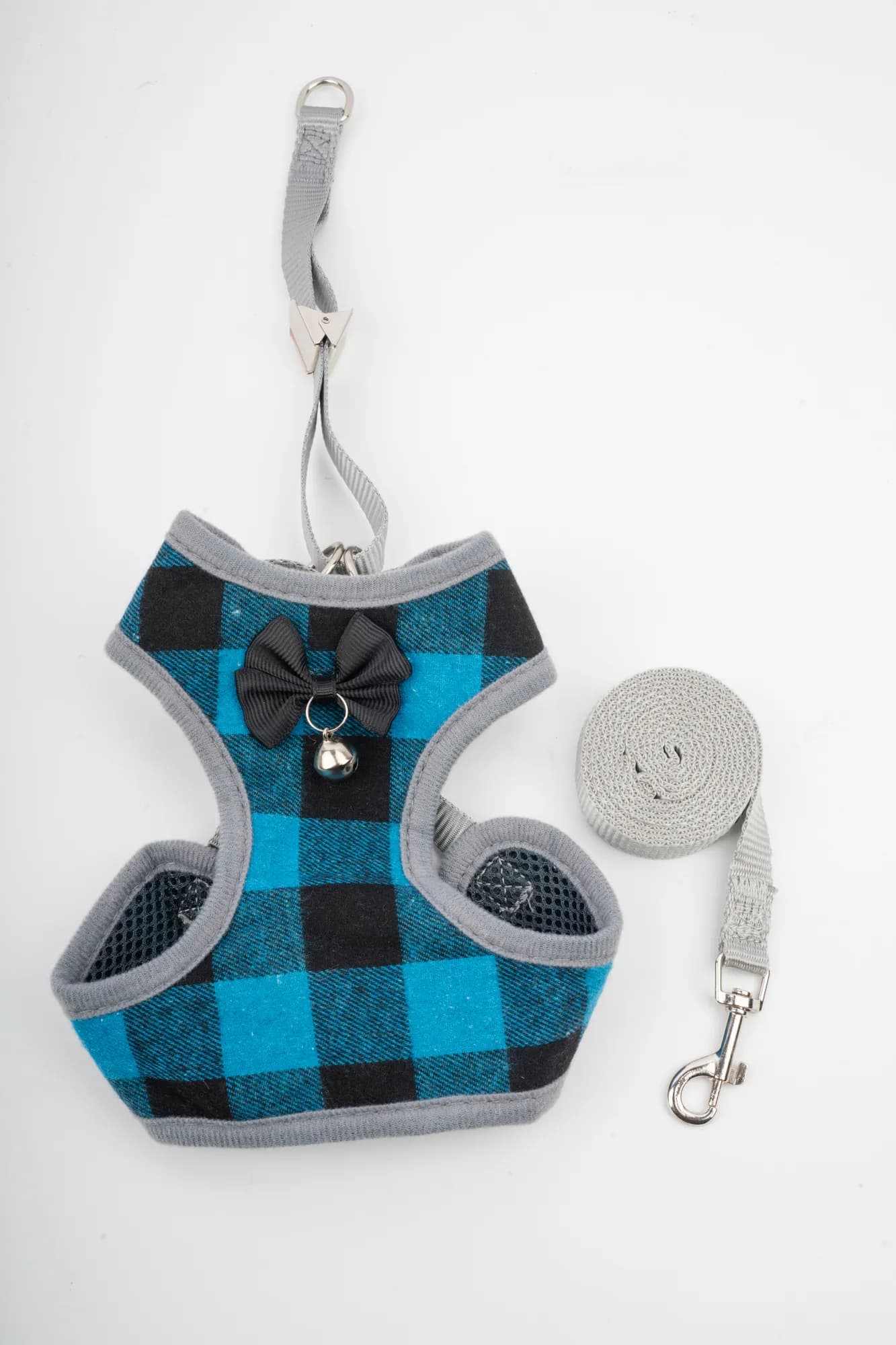Companion Needs Small Plaid Bow Set Harness view 1