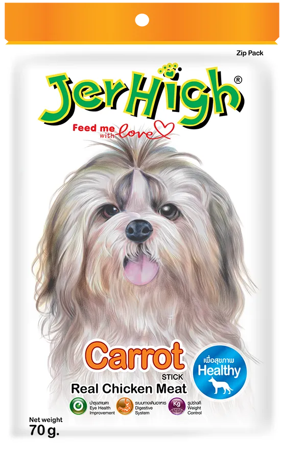 Jerhigh Chicken Carrot Dog Treats view 1