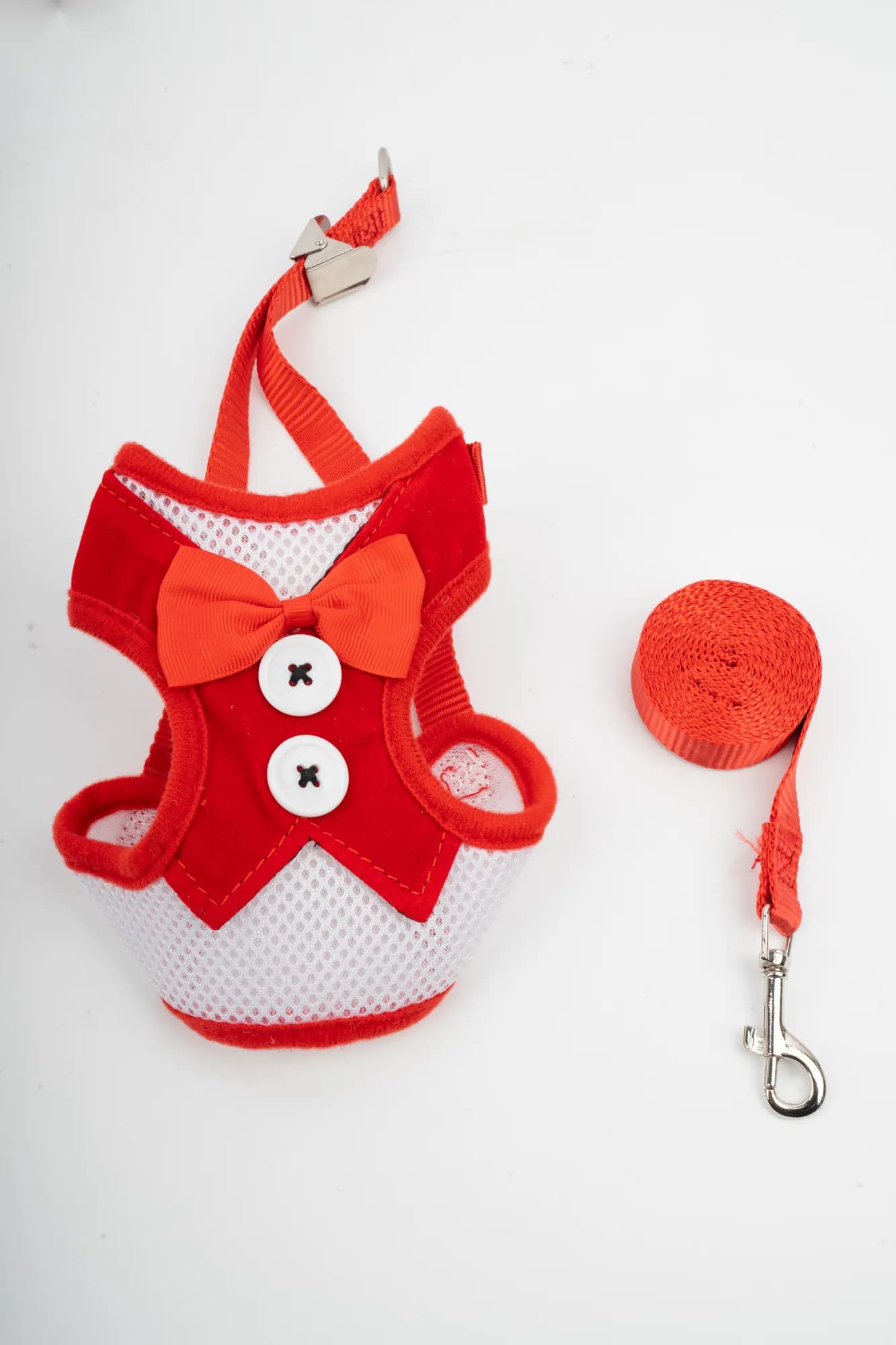 Companion Needs Small Dog Plaid Harness Set view 1