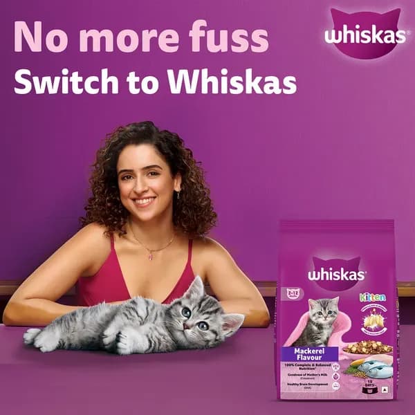 Whiskas Kitten Mackerel Dry Food view 2