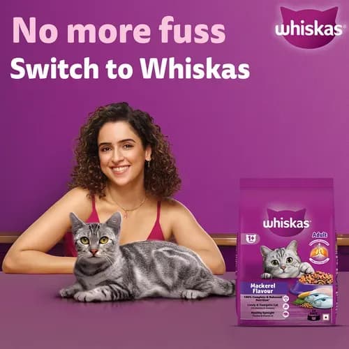 Whiskas Adult Mackerel Dry Food view 3