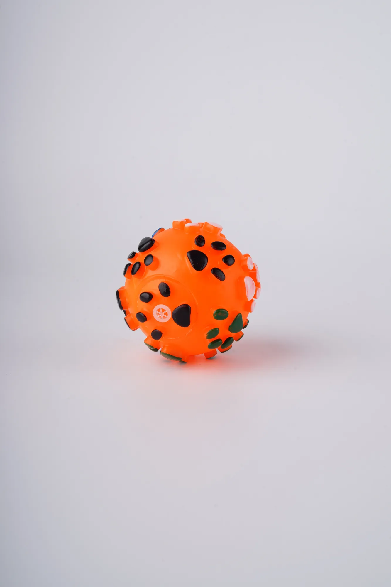 Companion Needs Vinyl Paw Print Ball Dog Toy view 1