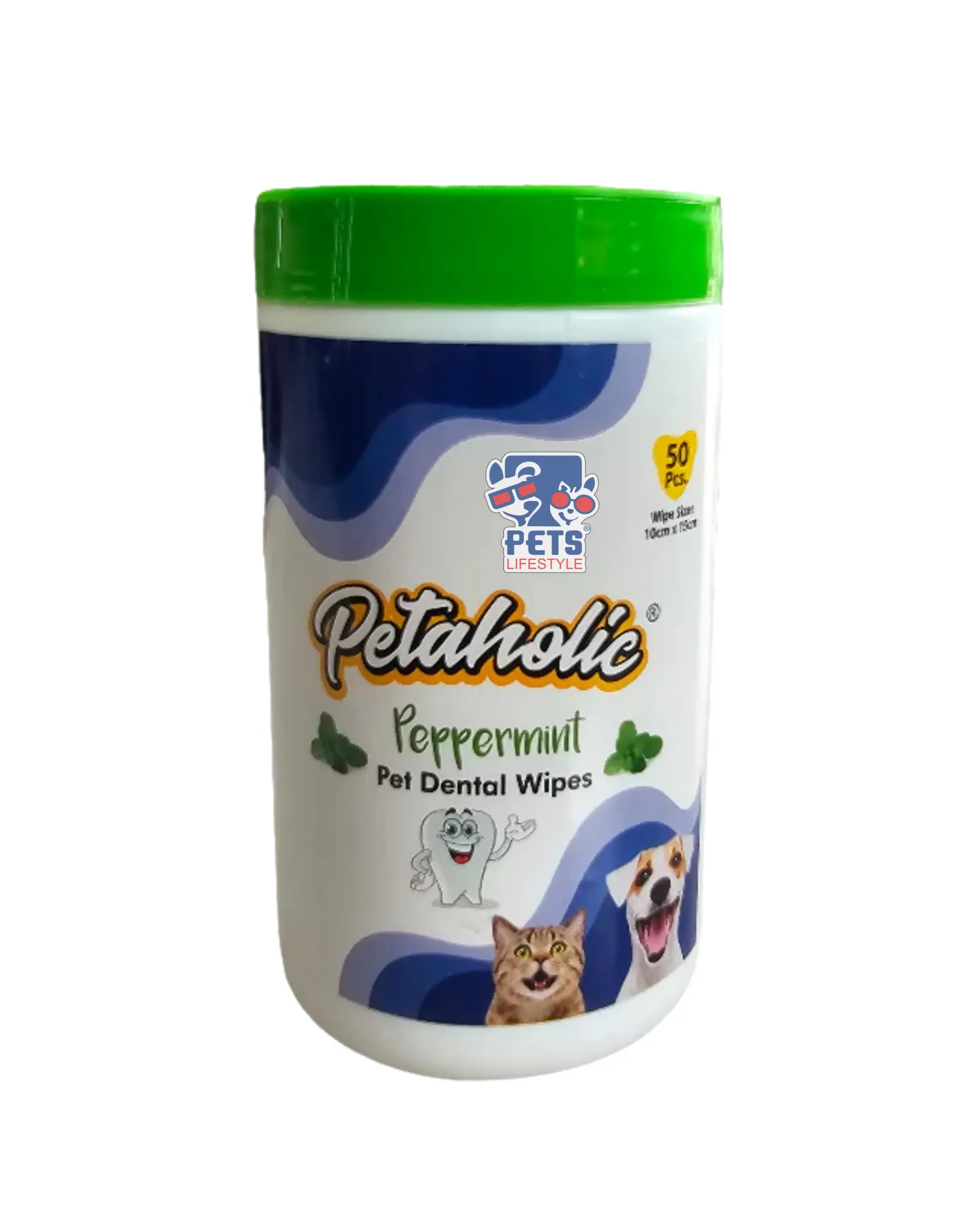 Royal Pet Needs Peppermint Wipes Dental Care view 1