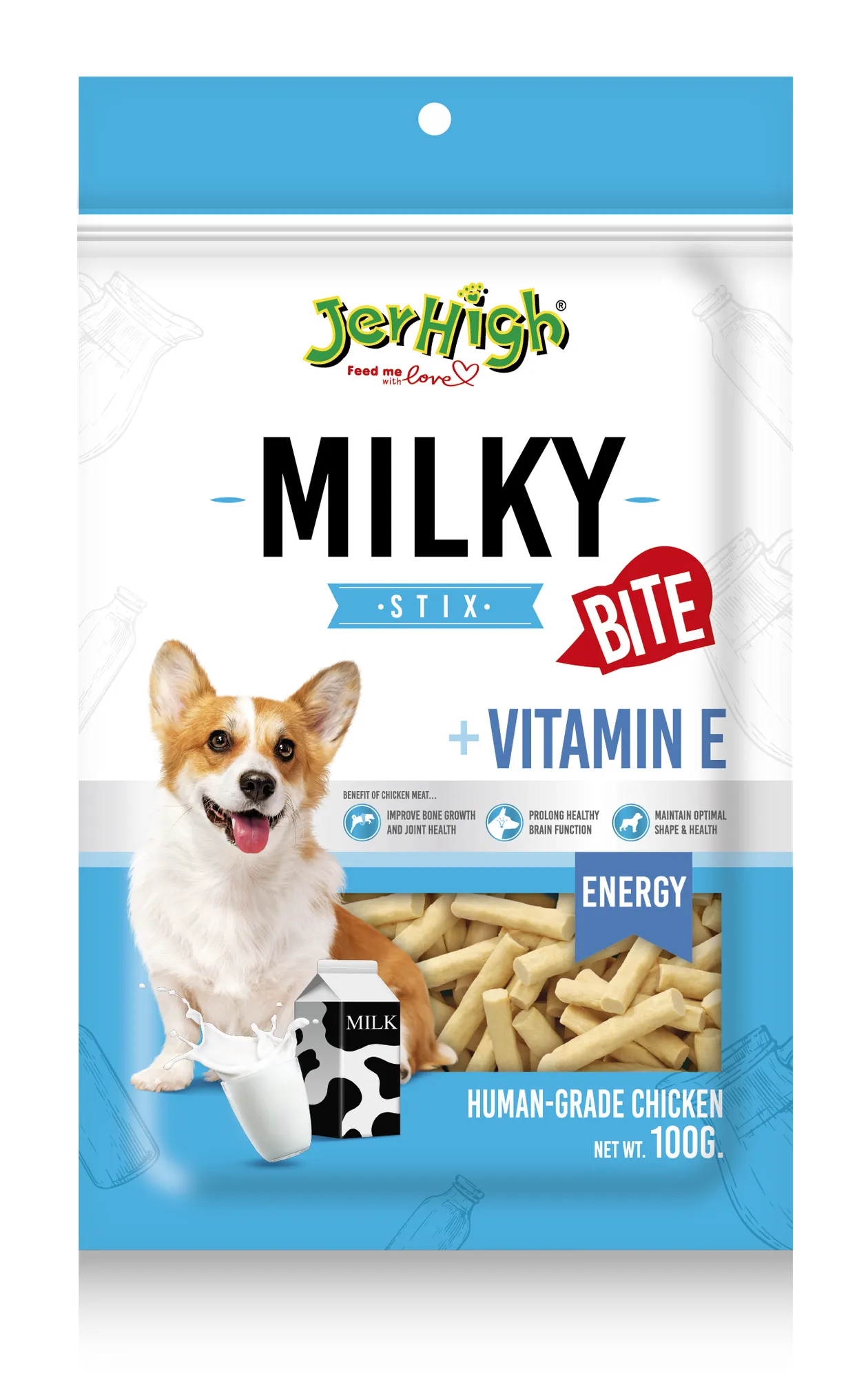 Jerhigh Milky Stix Vitamin Dog Treats view 1