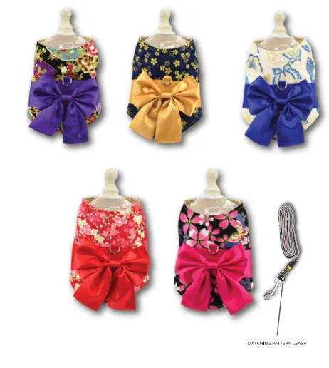 Companion Needs Japanese Kimono Style Har Leash Dog Harness view 1