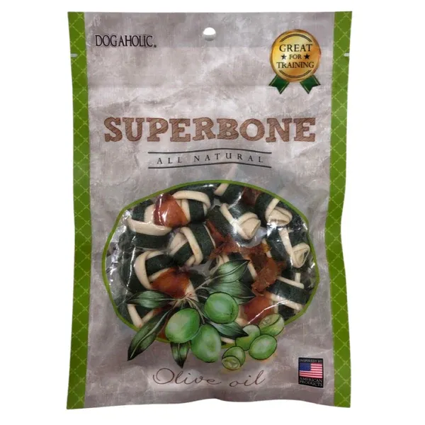 Super Bone Olive Oil Knotted 21 Chew Treats view 1
