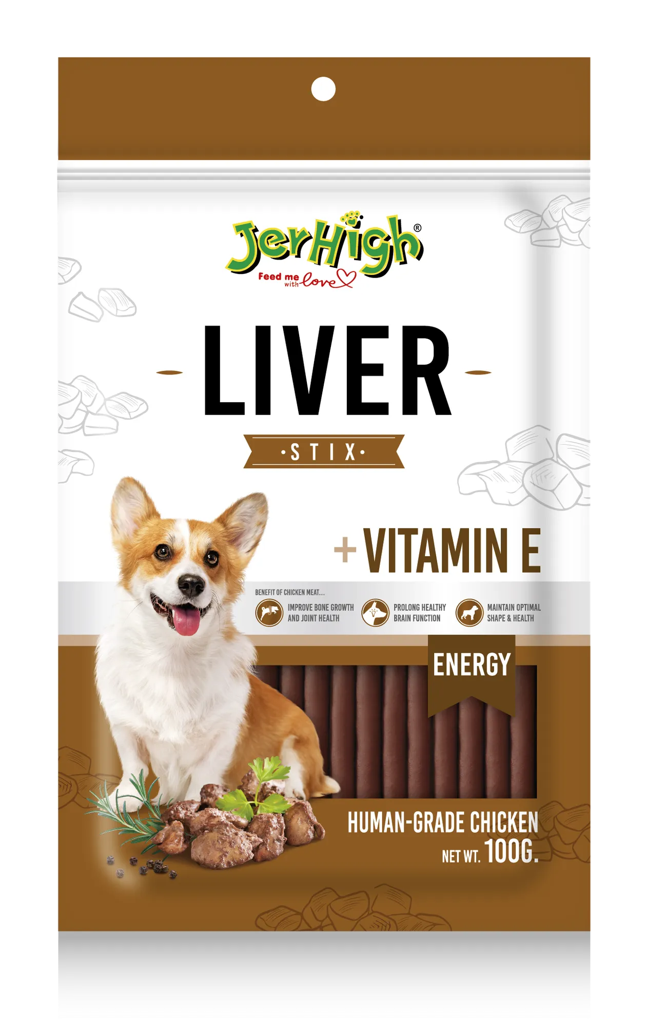 Jerhigh Liver Stick Dog Treats view 1
