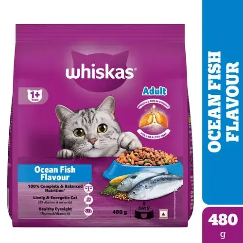 Whiskas Ocean Fish Adult Cat Dry Food view 1