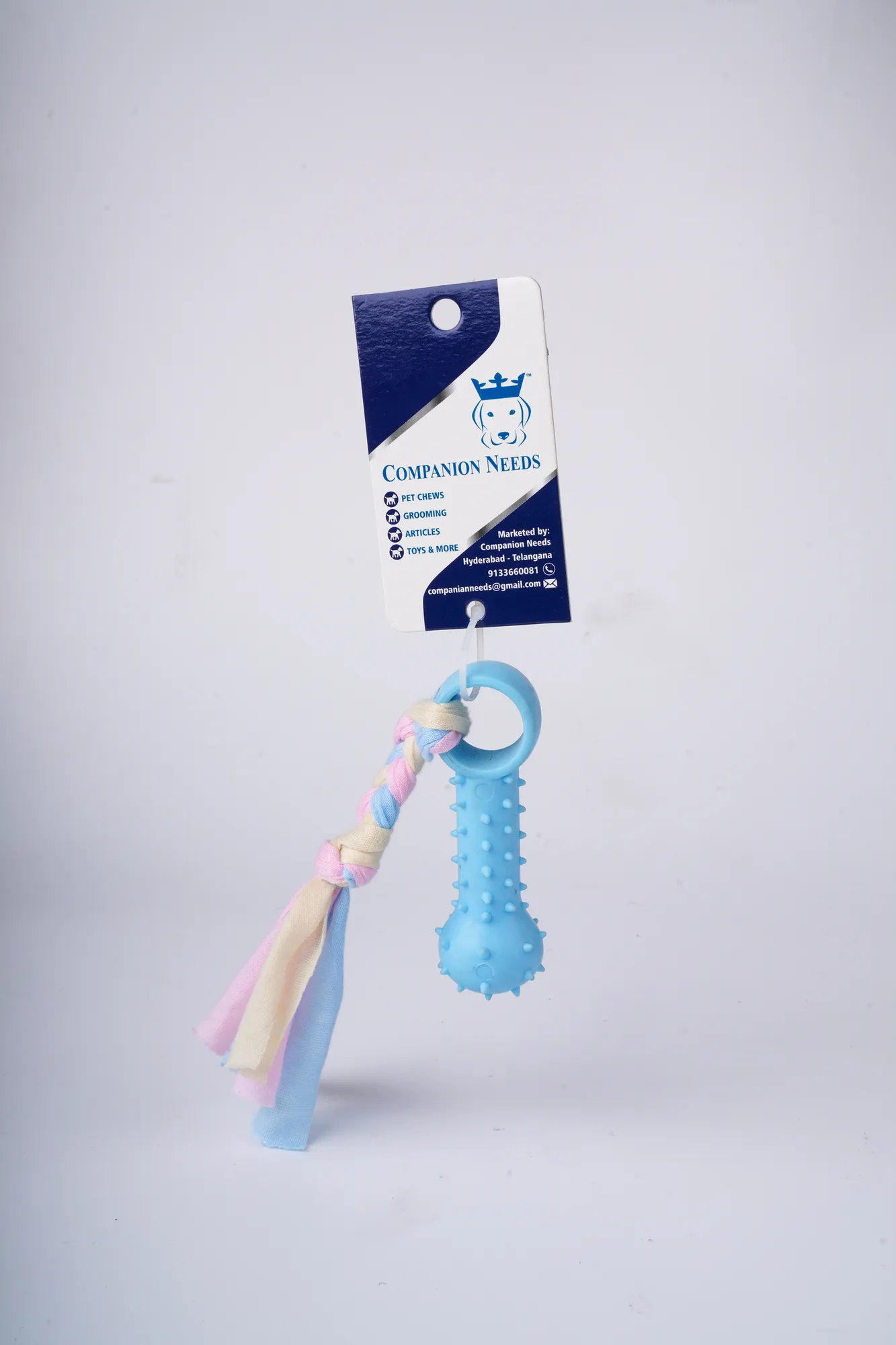 Companion Needs Chewer Keychain Dog Toy view 1
