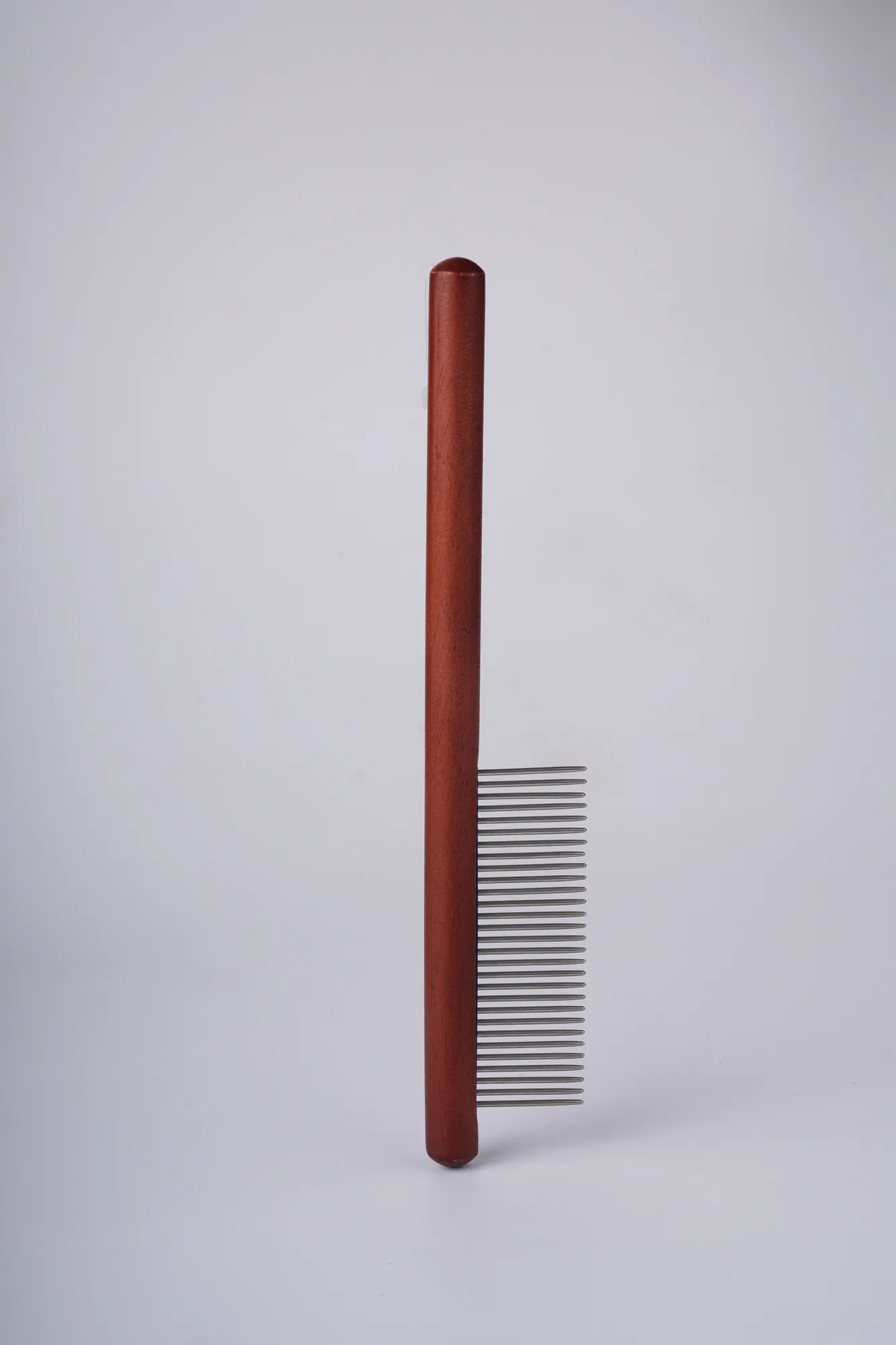 Companion Needs Wooden Flea Comb Tooth Grooming Brush view 1