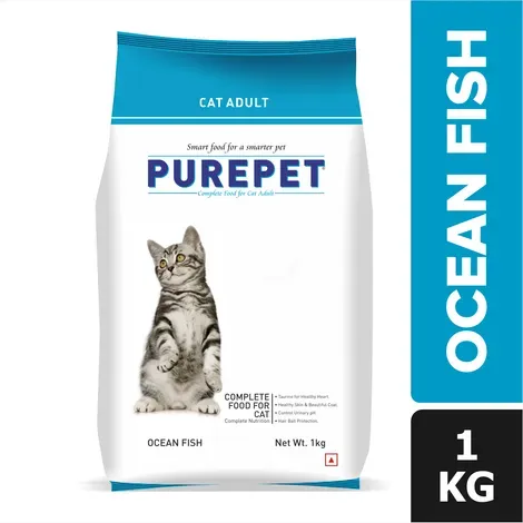 Purepet Adult Cat Ocean Fish Dry Food view 1