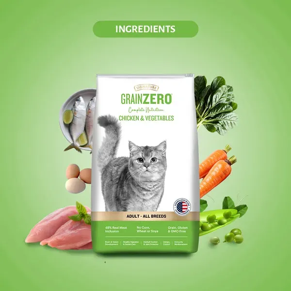 Signature Chicken Vegetable Adult Cat Dry Food view 3
