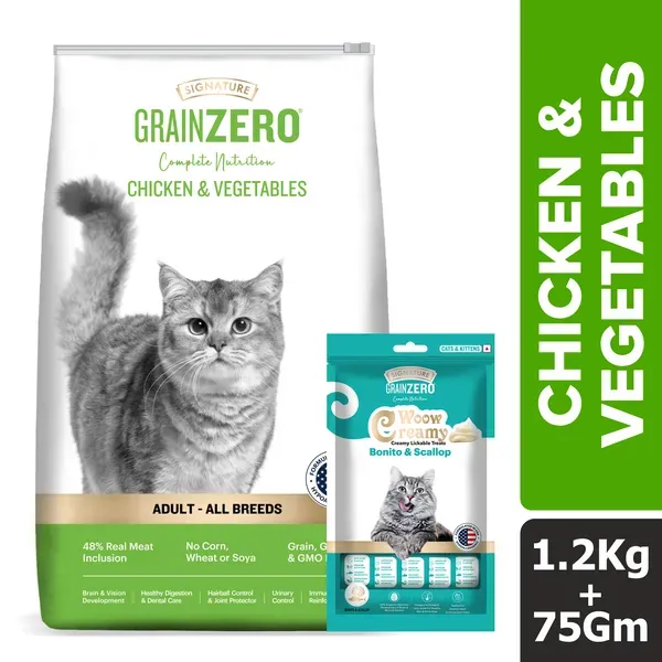 Signature Chicken Vegetable Adult Cat Dry Food view 1