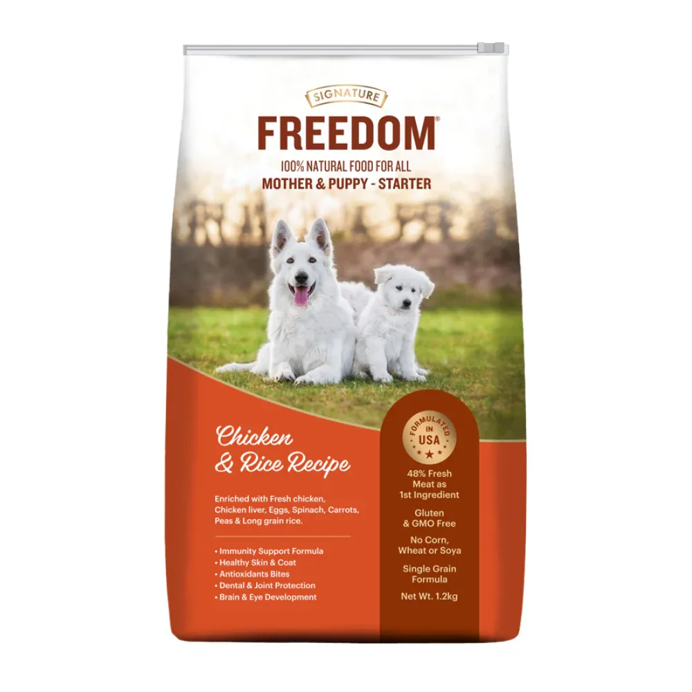 Signature Freedom Chicken Rice Mother Puppy Dry Food view 1