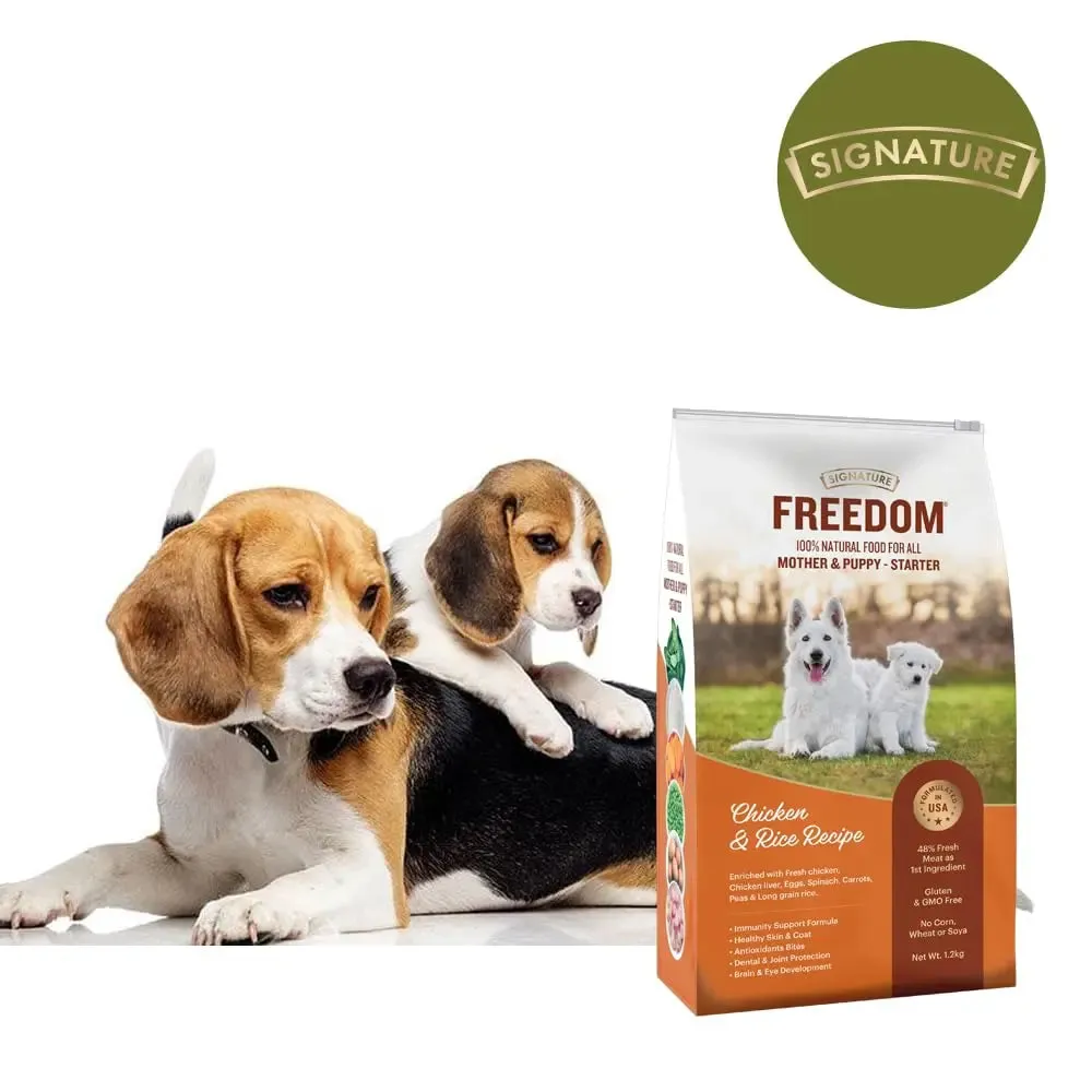 Signature Freedom Chicken Rice Mother Puppy Dry Food view 2