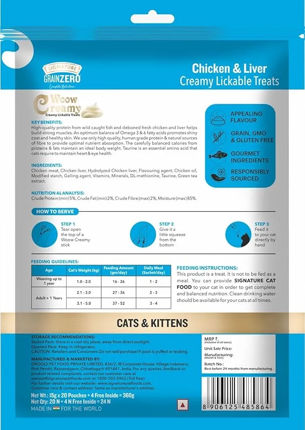 Creamy Lickable Chicken Liver Cat Treats view 2