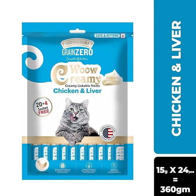 Creamy Lickable Chicken Liver Cat Treats view 3