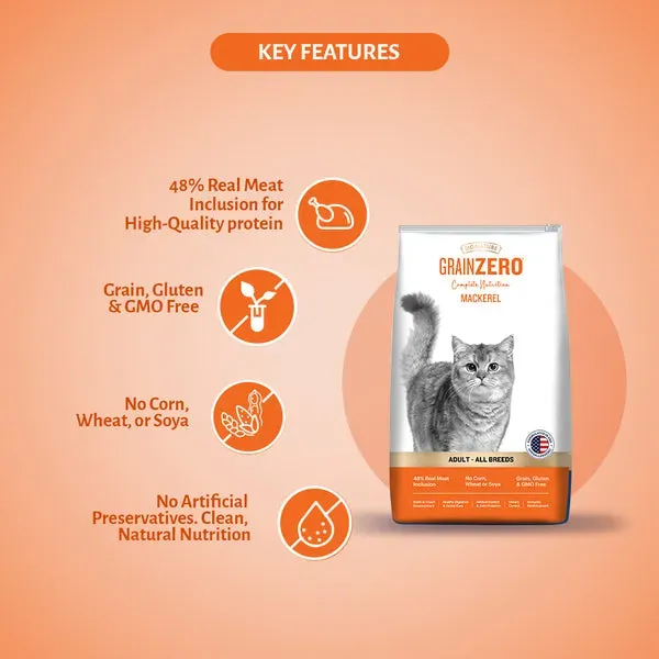 Signature Mackerel Adult Cat Dry Food view 4