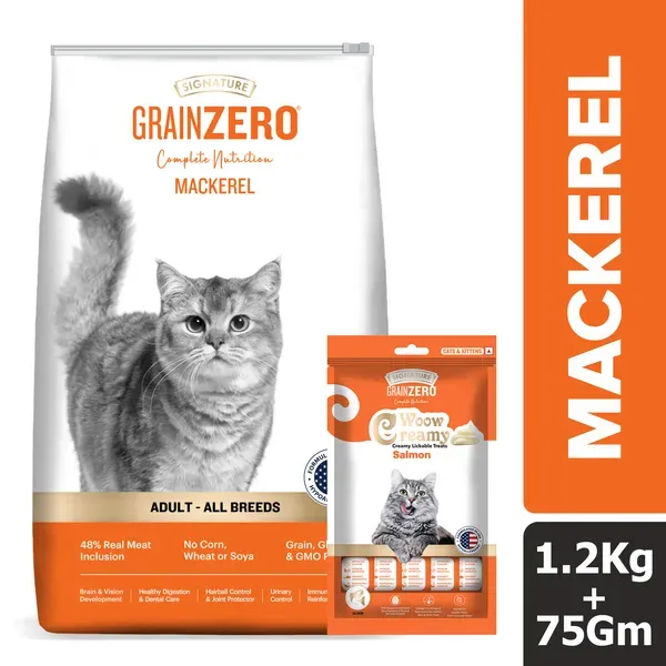 Signature Mackerel Adult Cat Dry Food view 1