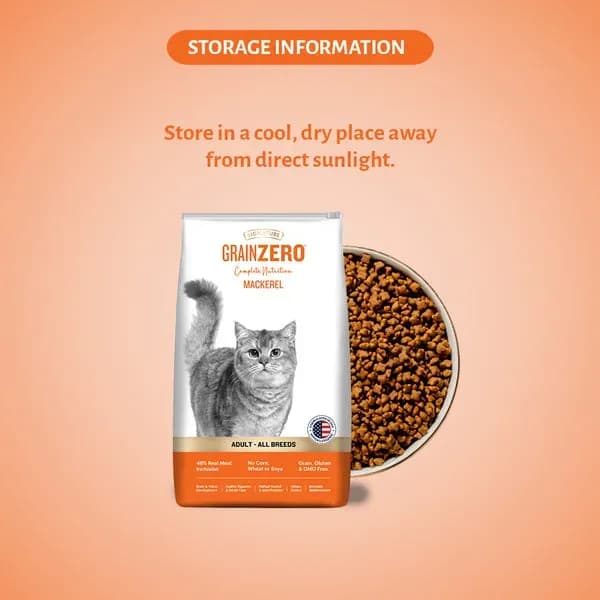 Signature Mackerel Adult Cat Dry Food view 3