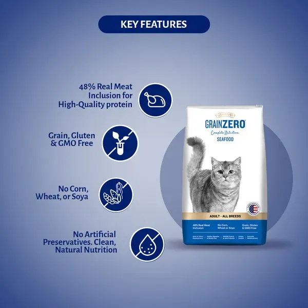Signature Seafood Adult Cat Dry Food view 2