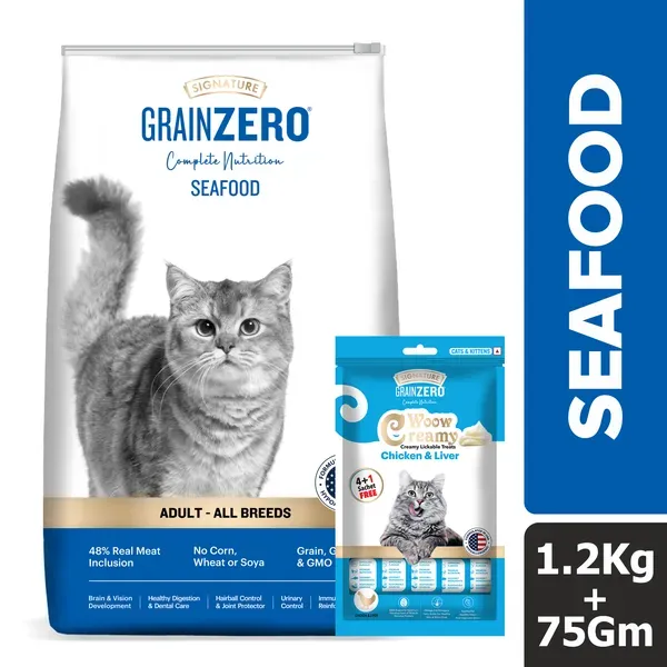 Signature Seafood Adult Cat Dry Food view 1