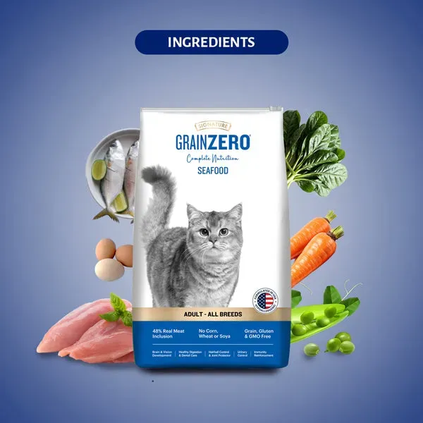 Signature Seafood Adult Cat Dry Food view 4